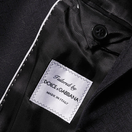 Dolce & Gabbana Black Wool 2 Buttons Suit Jacket Men Blazer