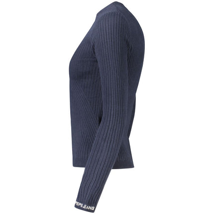Pepe Jeans Blue Cotton Women's Sweater
