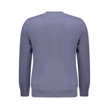 Accademia Militare Blue Recycled Cotton Men Sweatshirt