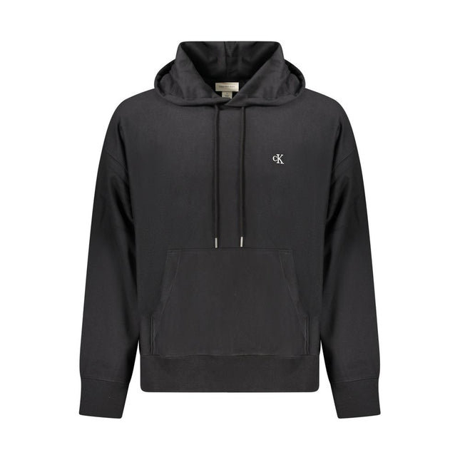 Calvin Klein Black Cotton Men Sweatshirt