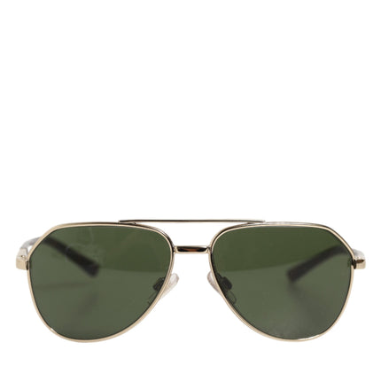 Dolce & Gabbana DG2125 Silver Frame Aviator Shades Eyewear Sunglasses Children
