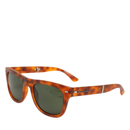 Dolce & Gabbana DG6089 Havana Full Rim Round Lenses Foldable Sunglasses
