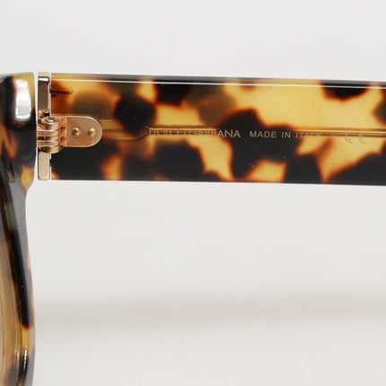 Dolce & Gabbana DG4379F White Tortoiseshell Gradient Acetate Shades Sunglasses