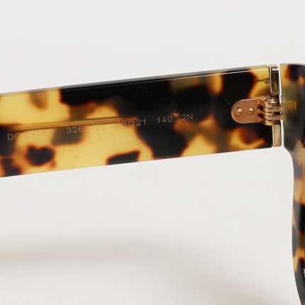 Dolce & Gabbana DG4379F White Tortoiseshell Gradient Acetate Shades Sunglasses