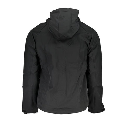 Gianmarco Venturi Black Polyester Men's Jacket