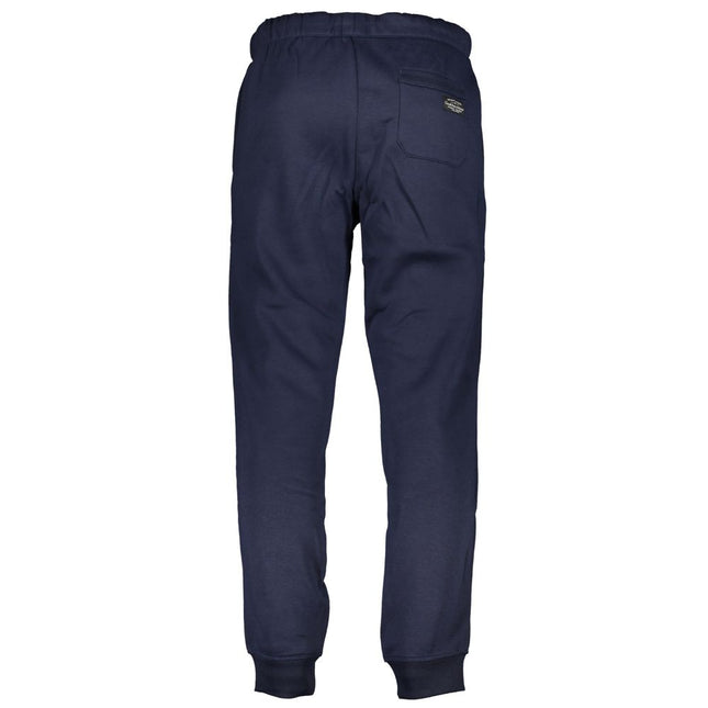 Gianmarco Venturi Blu Polyester Men's Sports Trouser
