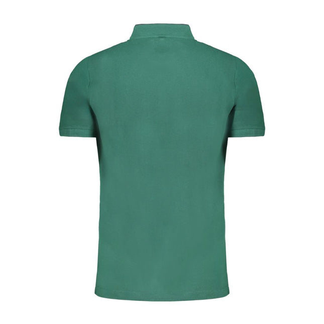 Gianmarco Venturi Verde Cotton Men Polo Shirt