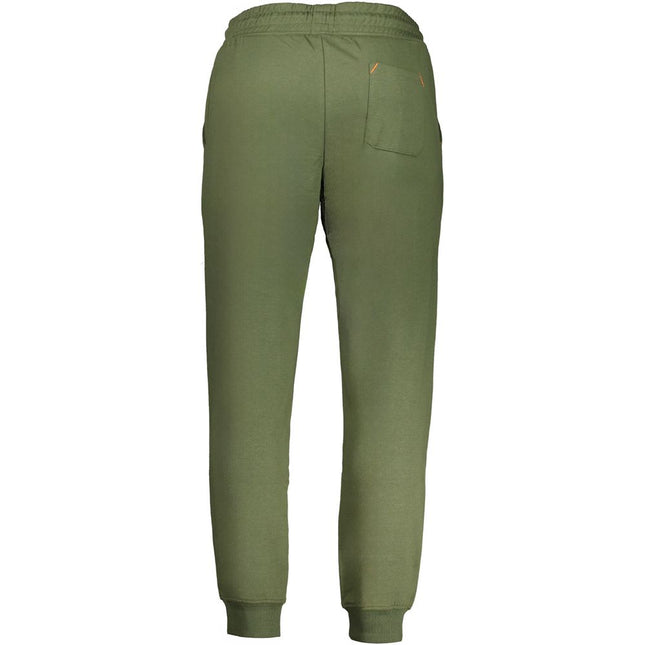 Gianmarco Venturi Verde Cotton Men's Tracksuit Pants