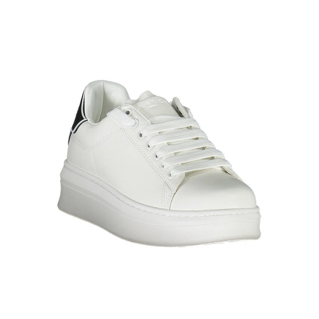 Gaelle Paris Bianco Polyurethane Women Sneaker Gaelle Paris