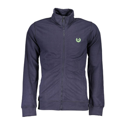 Gianmarco Venturi Blue Cotton Men's Sweatshirt