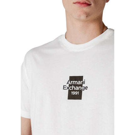 Armani Exchange White Cotton Sportswear