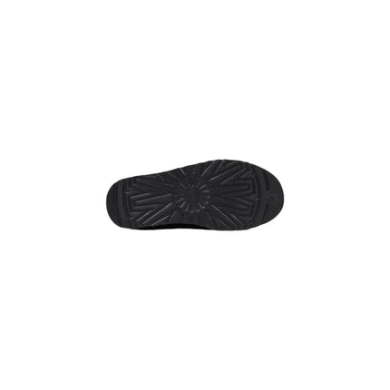 UGG Black Suede Leather Clogs