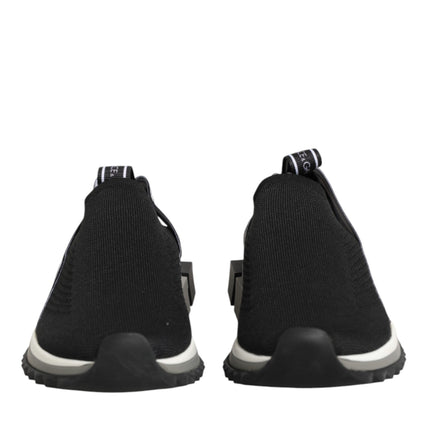 Dolce & Gabbana Black Slip On Sorrento Low Top Sneakers Shoes