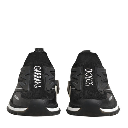 Dolce & Gabbana Black SORRENTO Sport Stretch Sneakers Shoes