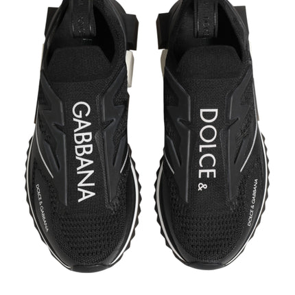 Dolce & Gabbana Black SORRENTO Sport Stretch Sneakers Shoes
