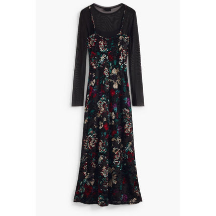 Desigual Black Polyester Women's Dress