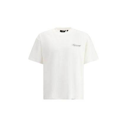 Represent White Cotton T-Shirt
