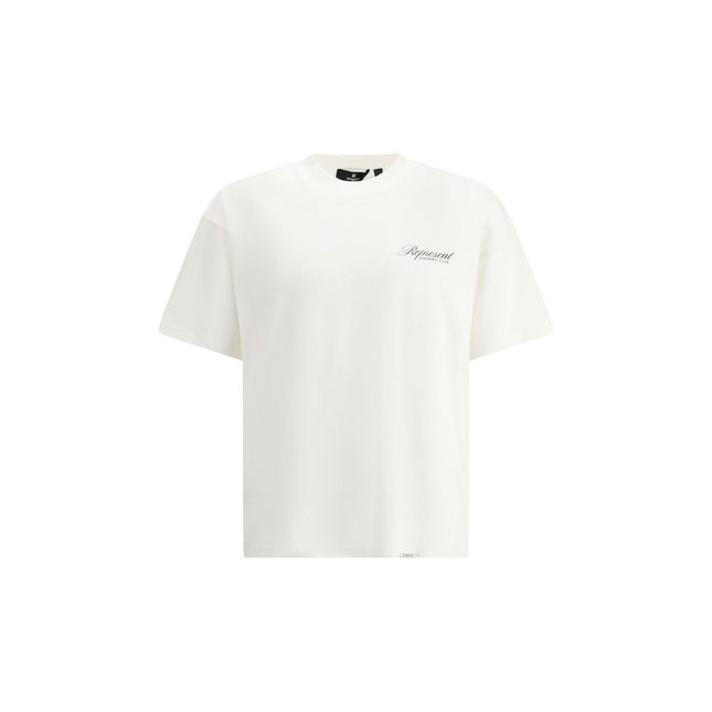 Represent White Cotton T-Shirt