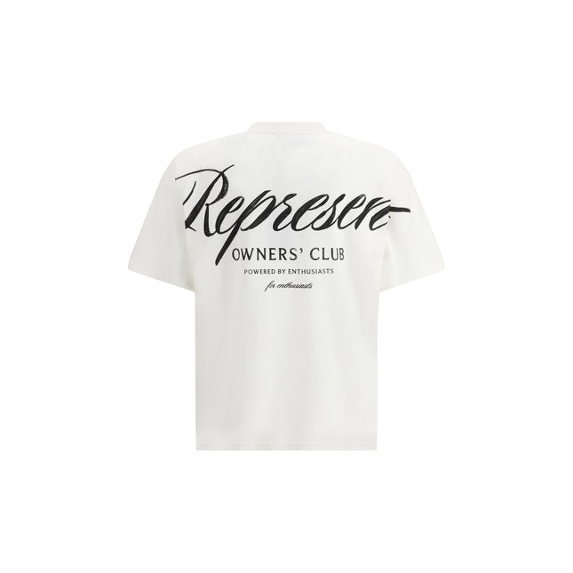 Represent White Cotton T-Shirt