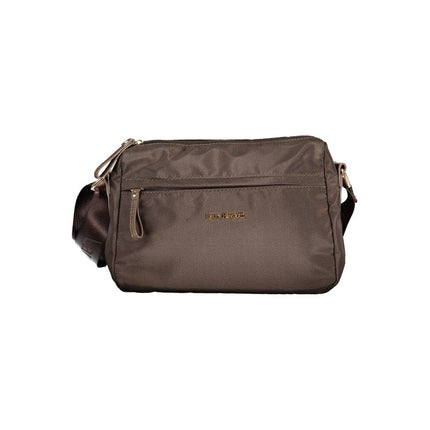 Laura Biagiotti Marrone Polyester Women Handbag