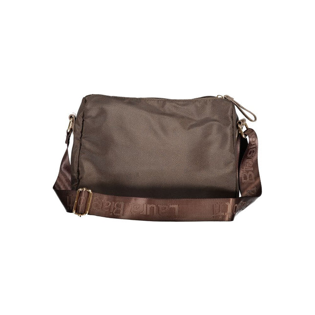 Laura Biagiotti Marrone Polyester Women Handbag
