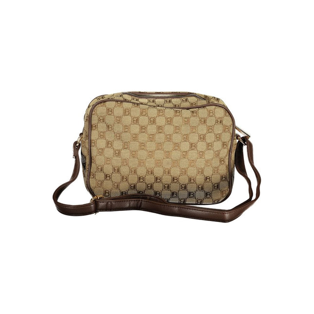 Laura Biagiotti Beige Polyester Women's Shoulder Bag
