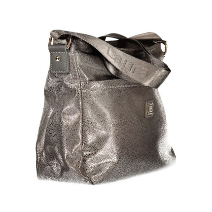 Laura Biagiotti Grigio Polyester Woman Handbag