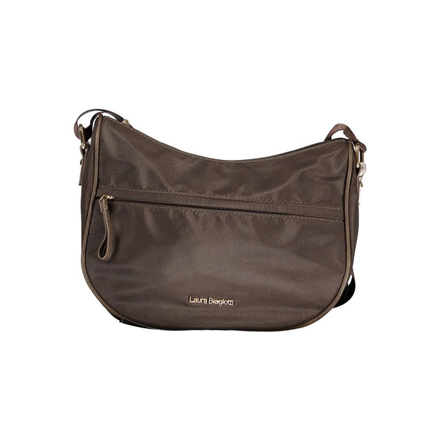 Laura Biagiotti Marrone Polyester Women Handbag