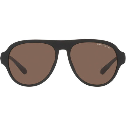 Armani Exchange Brown Acetate Sunglasses