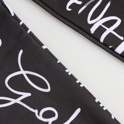 Dolce & Gabbana Black White DG Logo Elbow Length Mitten Gloves