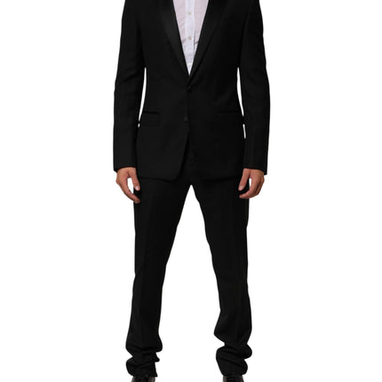 Dolce & Gabbana Black 2 Buttons Jacket Formal 2 Piece Suit