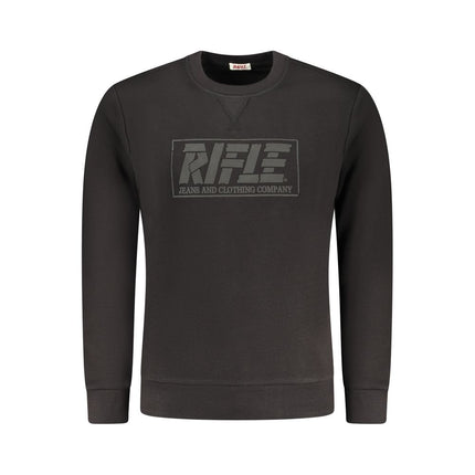 Rifle Black Cotton Men Sweatshirt