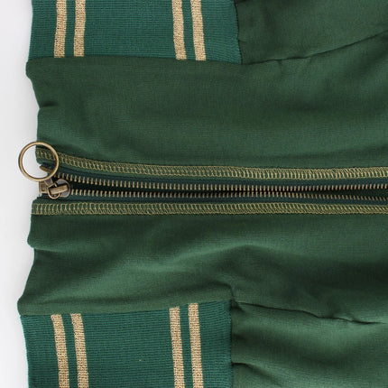 John Galliano Green Mock Zip Cardigan Sweatshirt Sweater Jacket