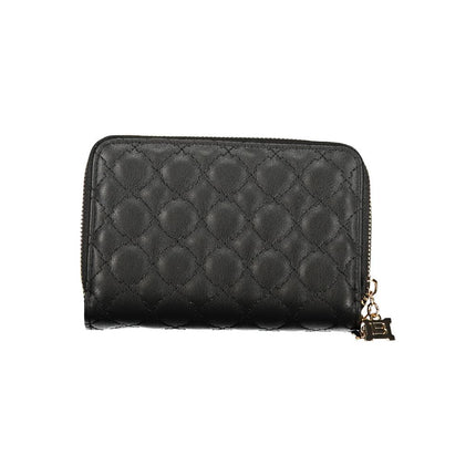 Laura Biagiotti Black Polyurethane Women Wallet