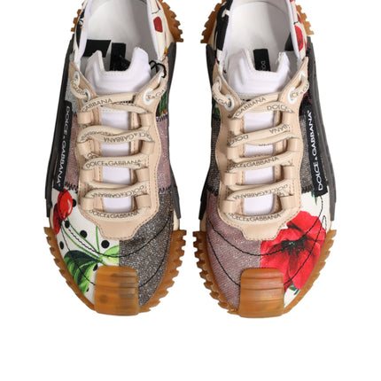 Dolce & Gabbana Multicolor Logo Low Top NS1 Sneakers Shoes