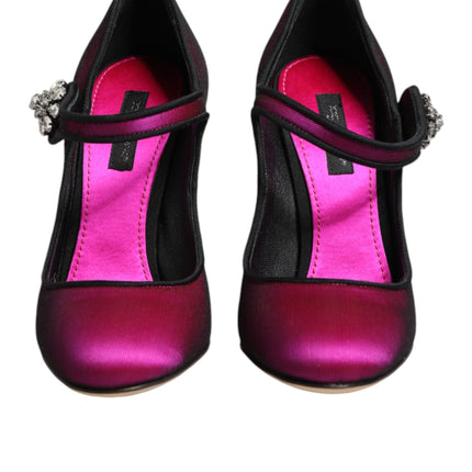Dolce & Gabbana Pink Embellished High Heels Pumps Shoes