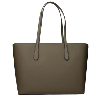 Michael Kors Green Fabric Shoulder Bag