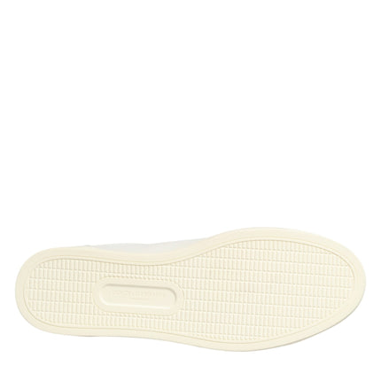 Dolce & Gabbana White Leather Heart Embellished Sneakers Shoes