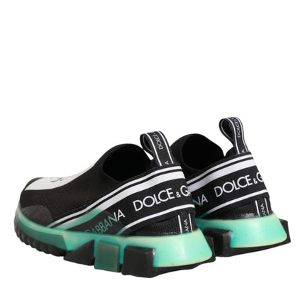 Dolce & Gabbana Black Slip On Sorrento Men Sneakers Shoes
