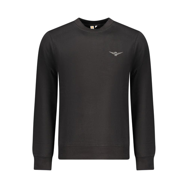 Accademia Militare Black Cotton Men Sweatshirt