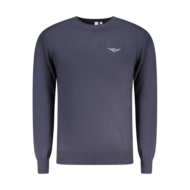 Accademia Militare Blue Cotton Men's Sweater