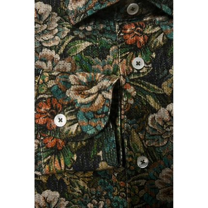 Bagutta Multicolor Cotton Men Shirt