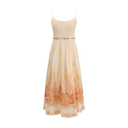 Zimmermann Multicolor Cotton Long Dress