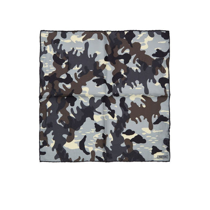 Tom Ford Gray Silk Pocket Square