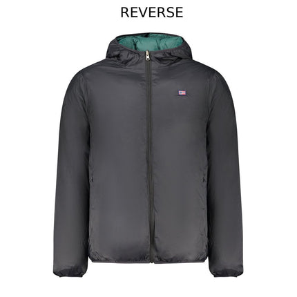 Norway 1963 Black Polyester Men's Reversible Jacket