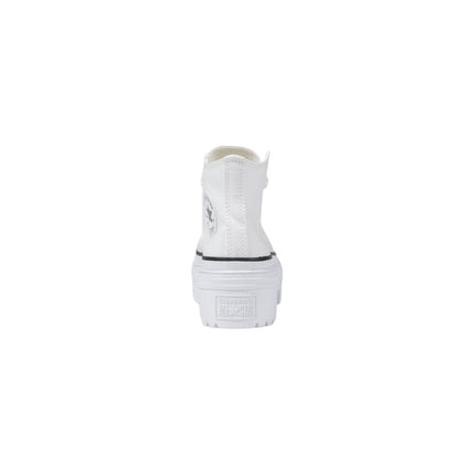 Converse White Fabric Chunky Sneakers
