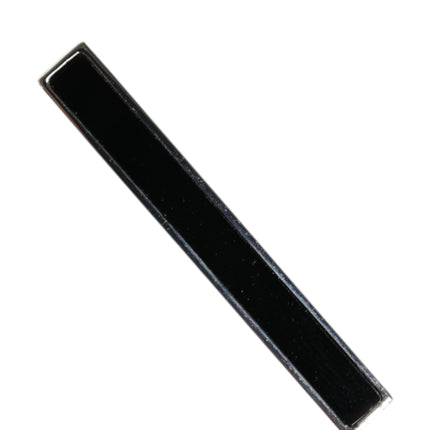 Dolce & Gabbana Silver Tone Brass Logo Branded Men Accessory Tie Clip Bar