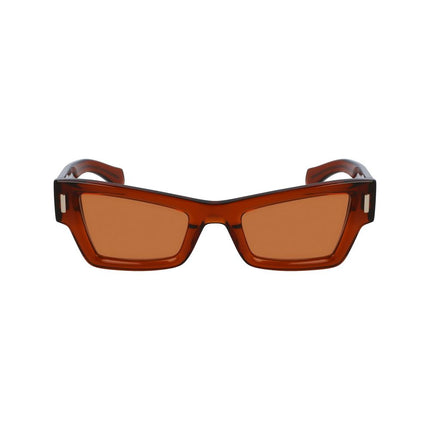 Ferragamo Brown Acetate Sunglasses