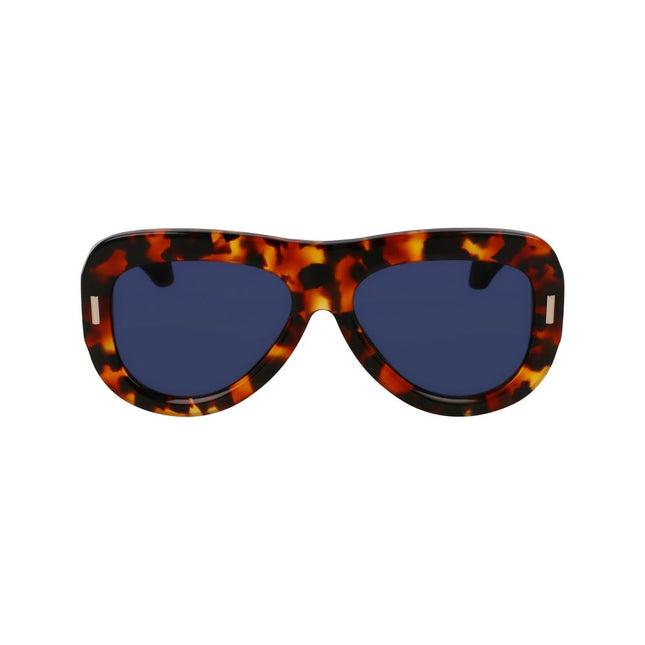 Ferragamo Brown Acetate Sunglasses
