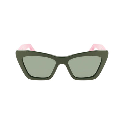 Ferragamo Bicolor Acetate Sunglasses